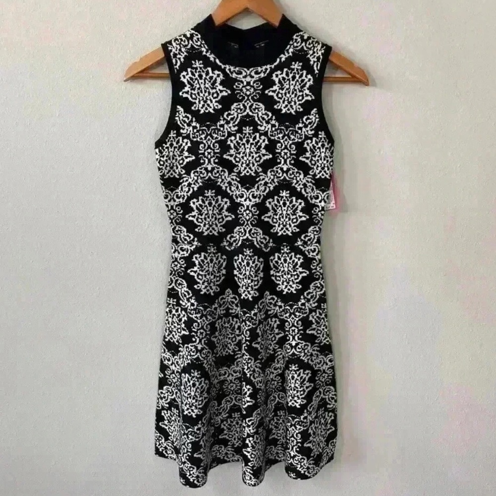 Patterned Mini Dress